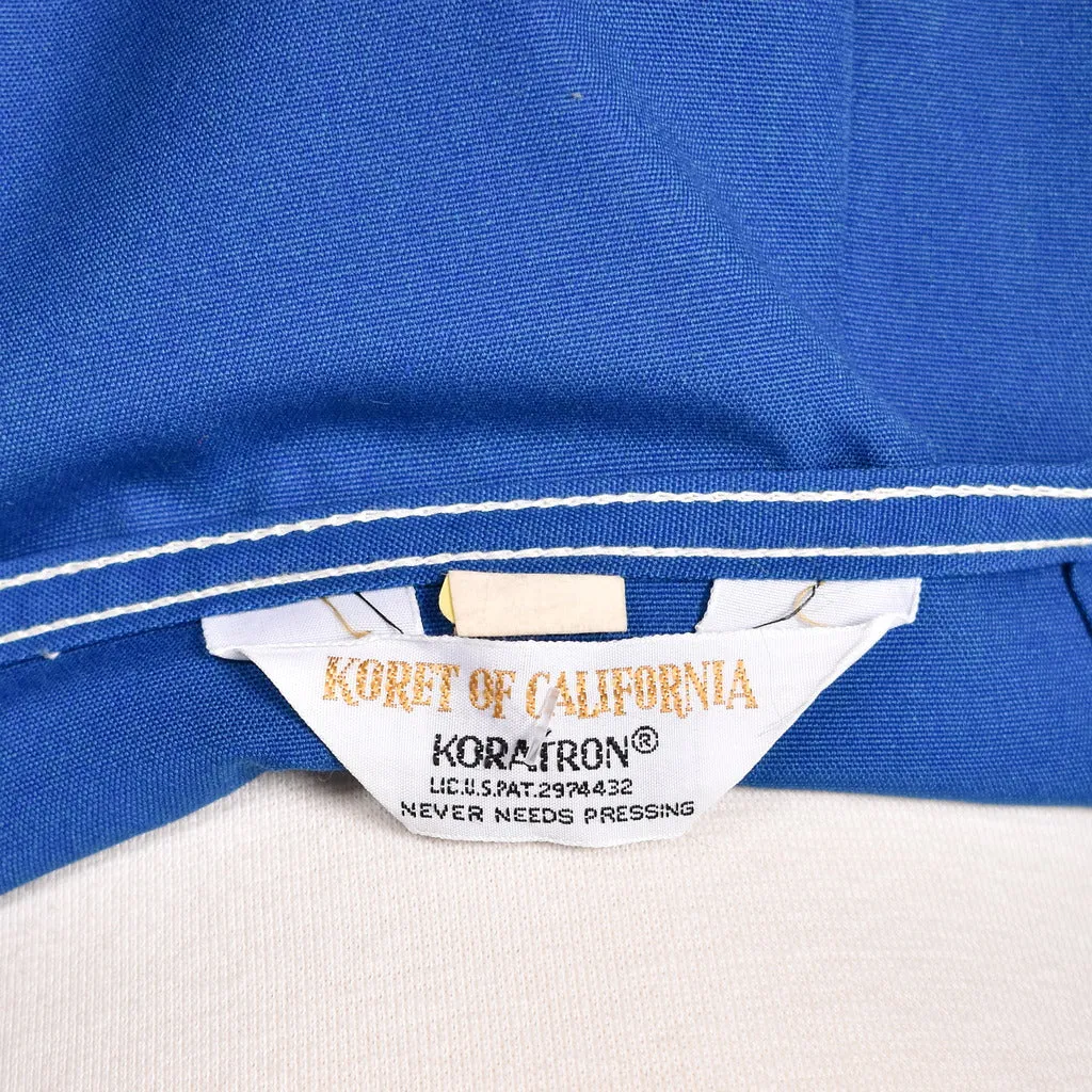 1960s Vintage Blue Wrap Skirt