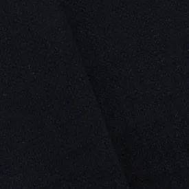 2 YD PC-Deep Navy Textured Dobby Wool Blend Jacketing Fabric