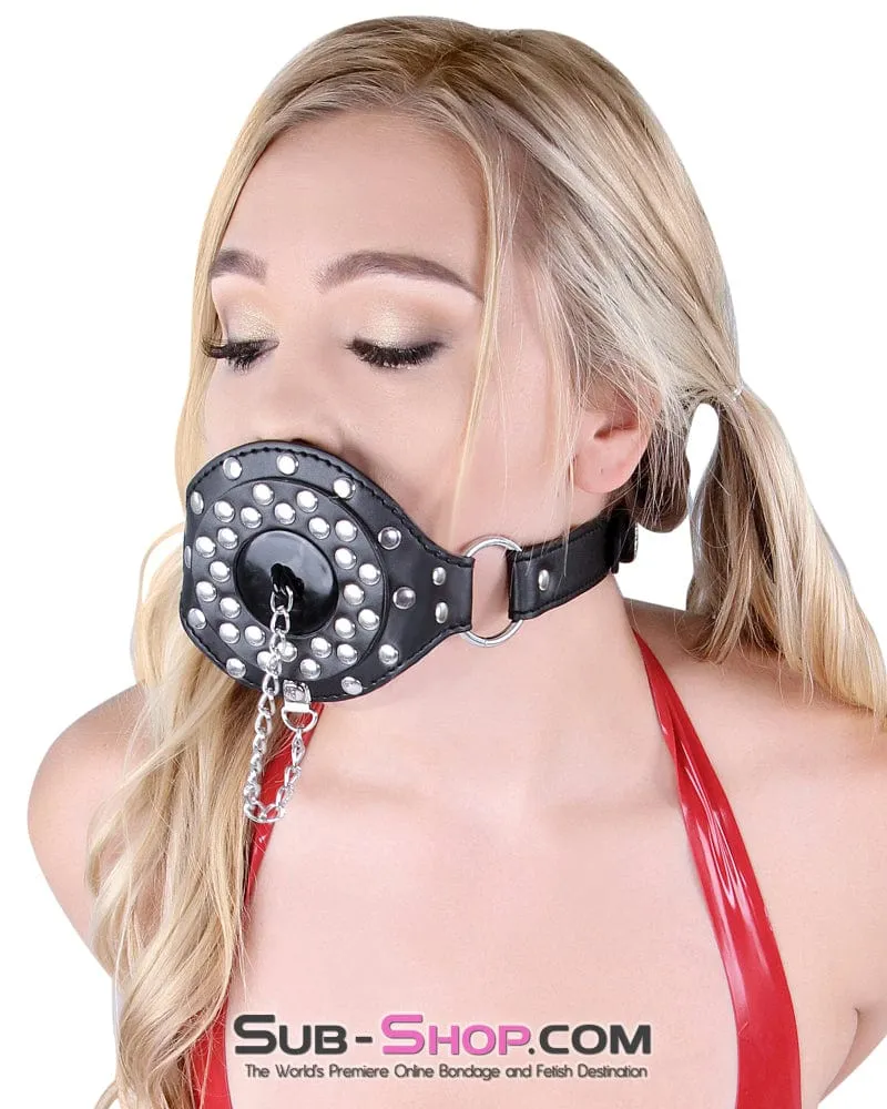 2536LT      Plug-her Locking Tube & Plug Open Mouth Gag - MEGA Deal