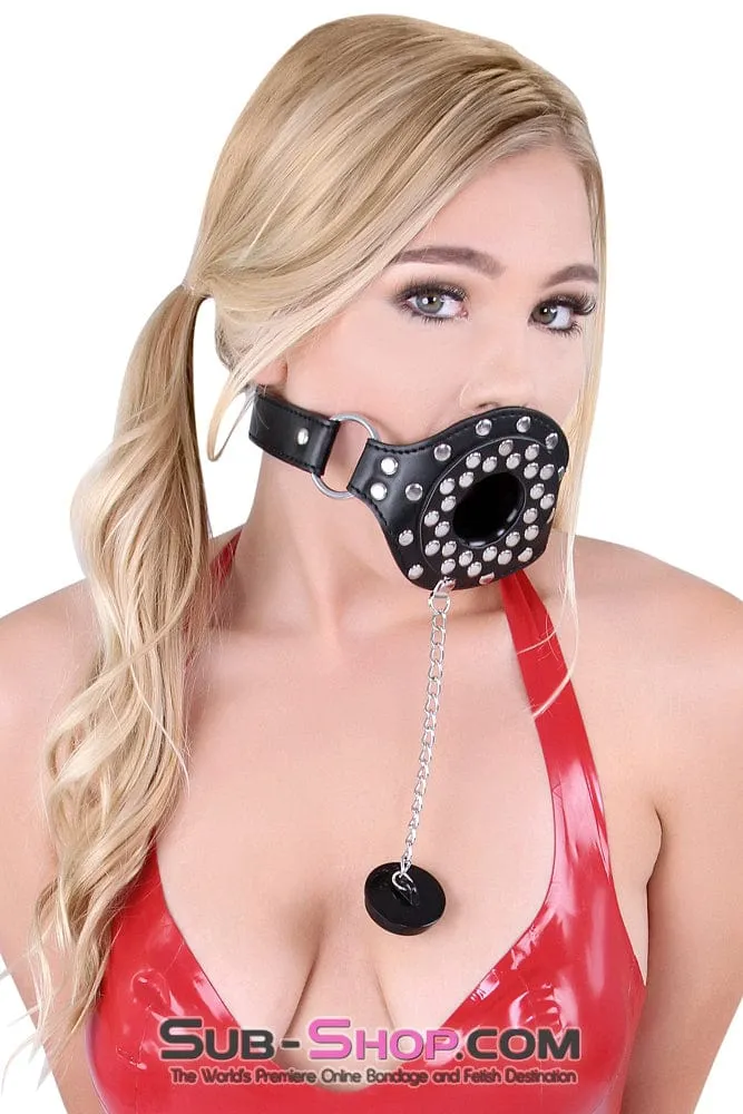 2536LT      Plug-her Locking Tube & Plug Open Mouth Gag - MEGA Deal