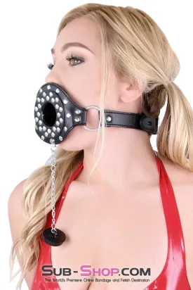 2536LT      Plug-her Locking Tube & Plug Open Mouth Gag - MEGA Deal