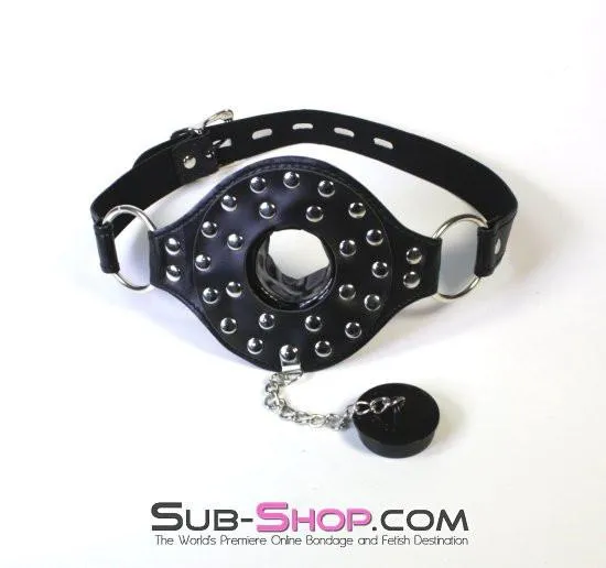 2536LT      Plug-her Locking Tube & Plug Open Mouth Gag - MEGA Deal