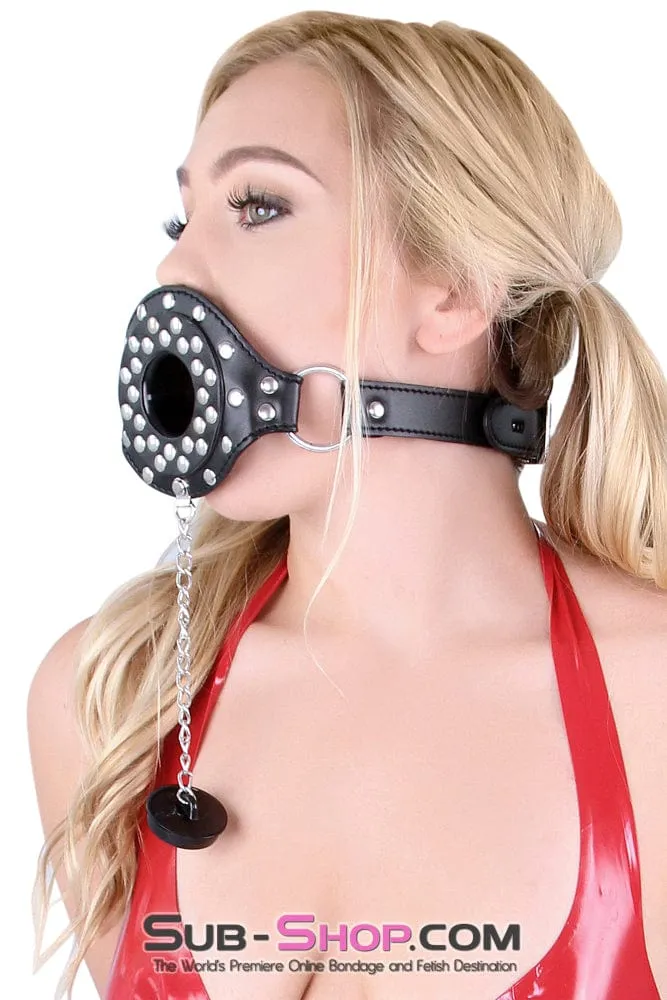 2536LT      Plug-her Locking Tube & Plug Open Mouth Gag - MEGA Deal