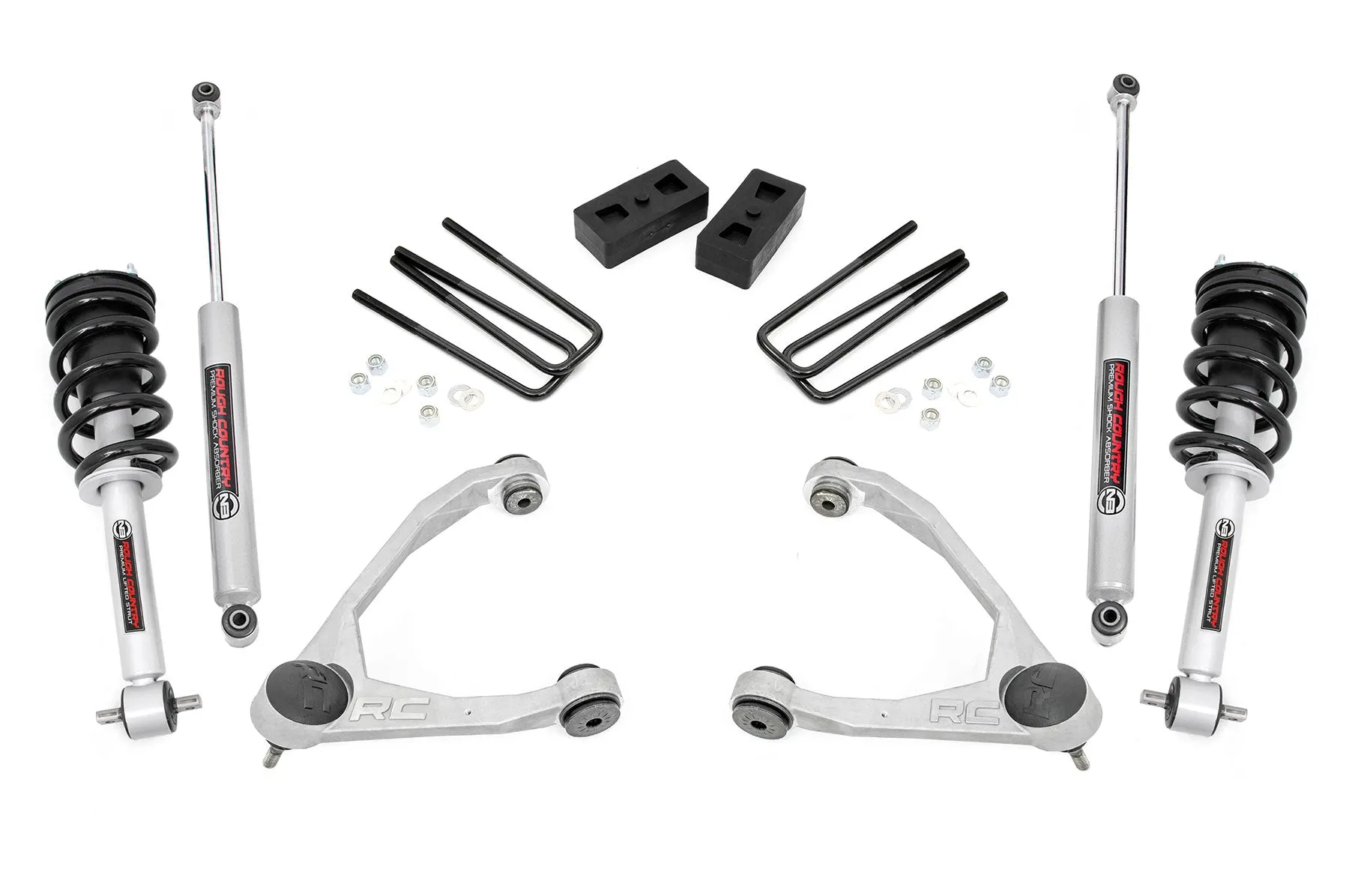 3.5 Inch Lift Kit | Cast Steel | N3 Strut | Chevrolet Silverado/GMC Sierra Silverado 1500| 2014-2018