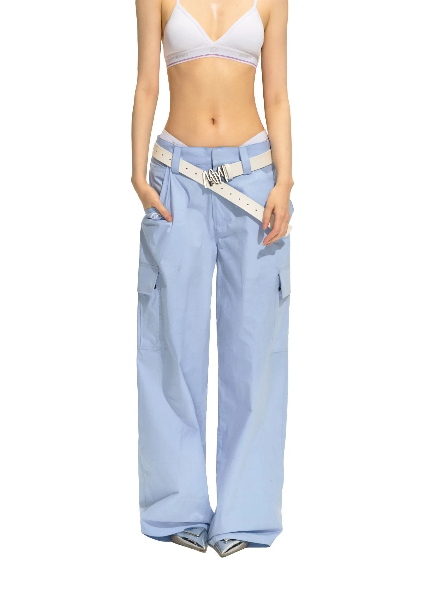 Baggy Jazz Pants Blue