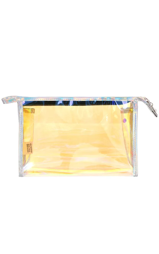 [BOGO] AO785 Transparent Waterproof Cosmetic Bag w/Zipper