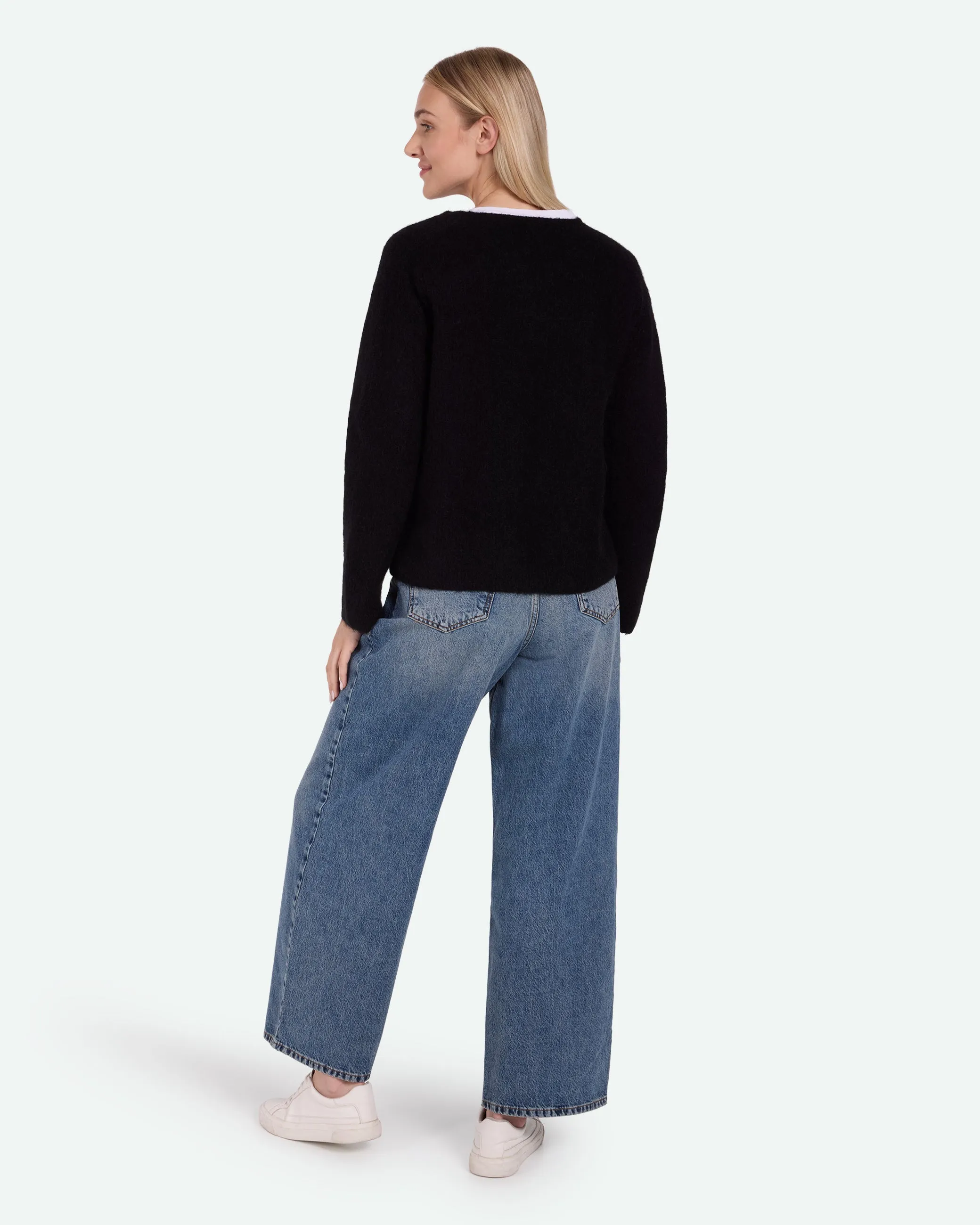 Calaha 9965 Striktrøje - Black