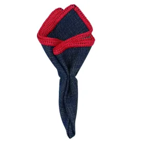 Denim Du Volte with Red Signature Border