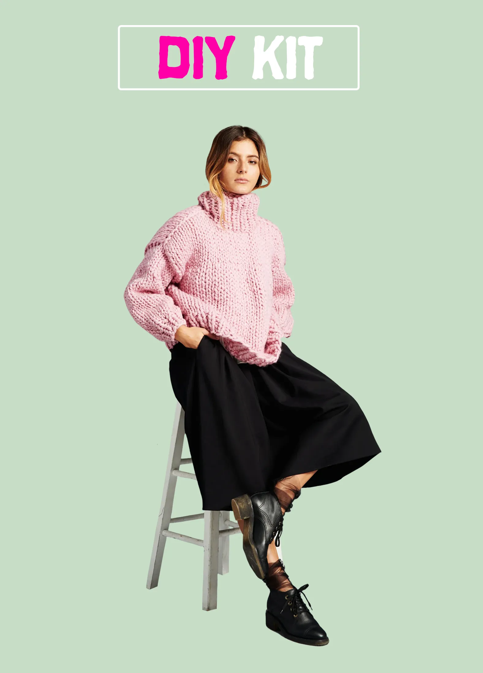 DIY Kit - Her Turtleneck - Merino No. 5