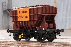 Ellis Clark Trains E3005U Finescale O Gauge Presflo Wagon 'Rugby Cement' 'Un-Numbered', Bauxite