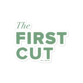 First Cut Podcast Die Cut Sticker