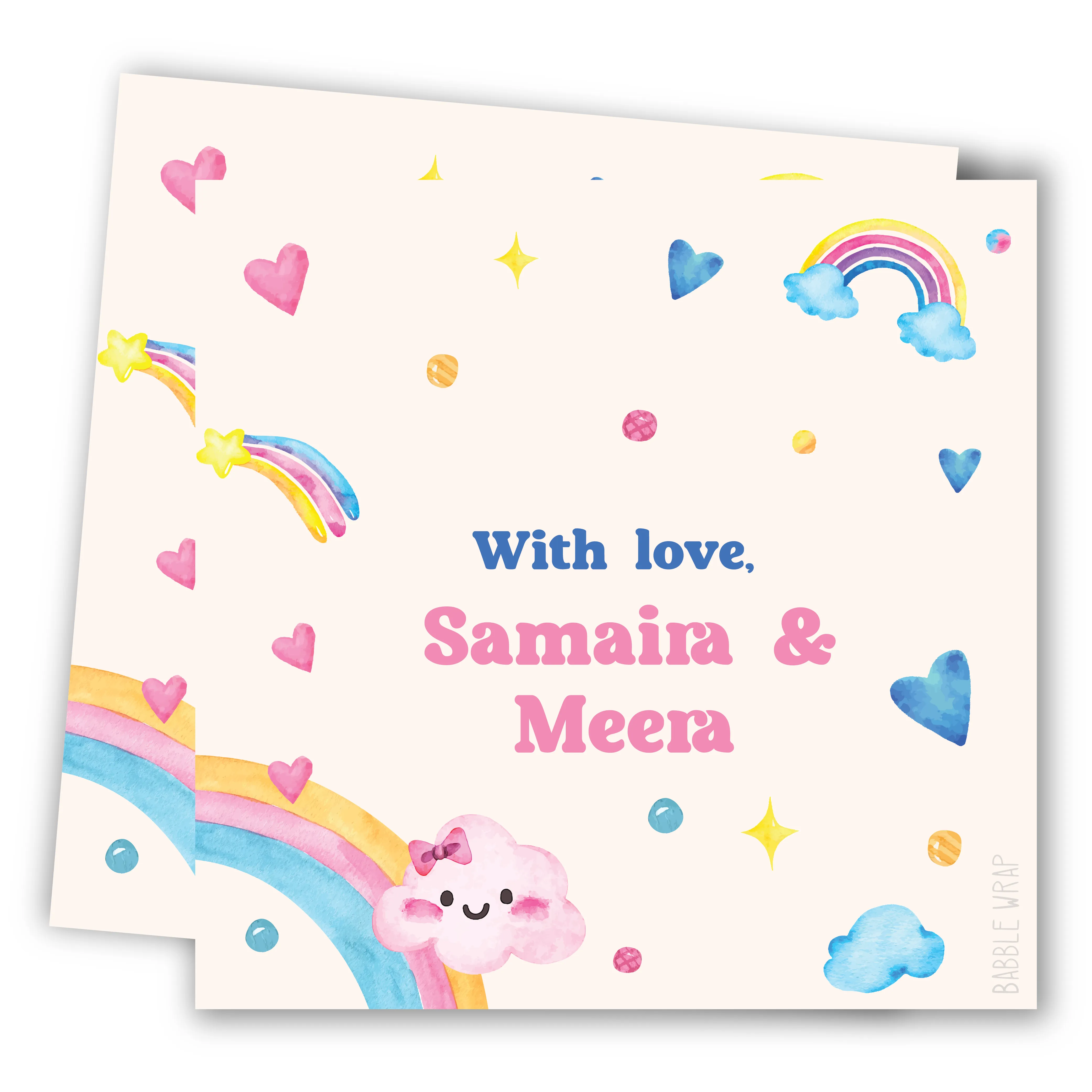 Gift Tag - Rainbows and Smiles (Set of 24)