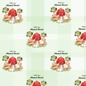 Gift Wrapping Paper  - Farm Animals
