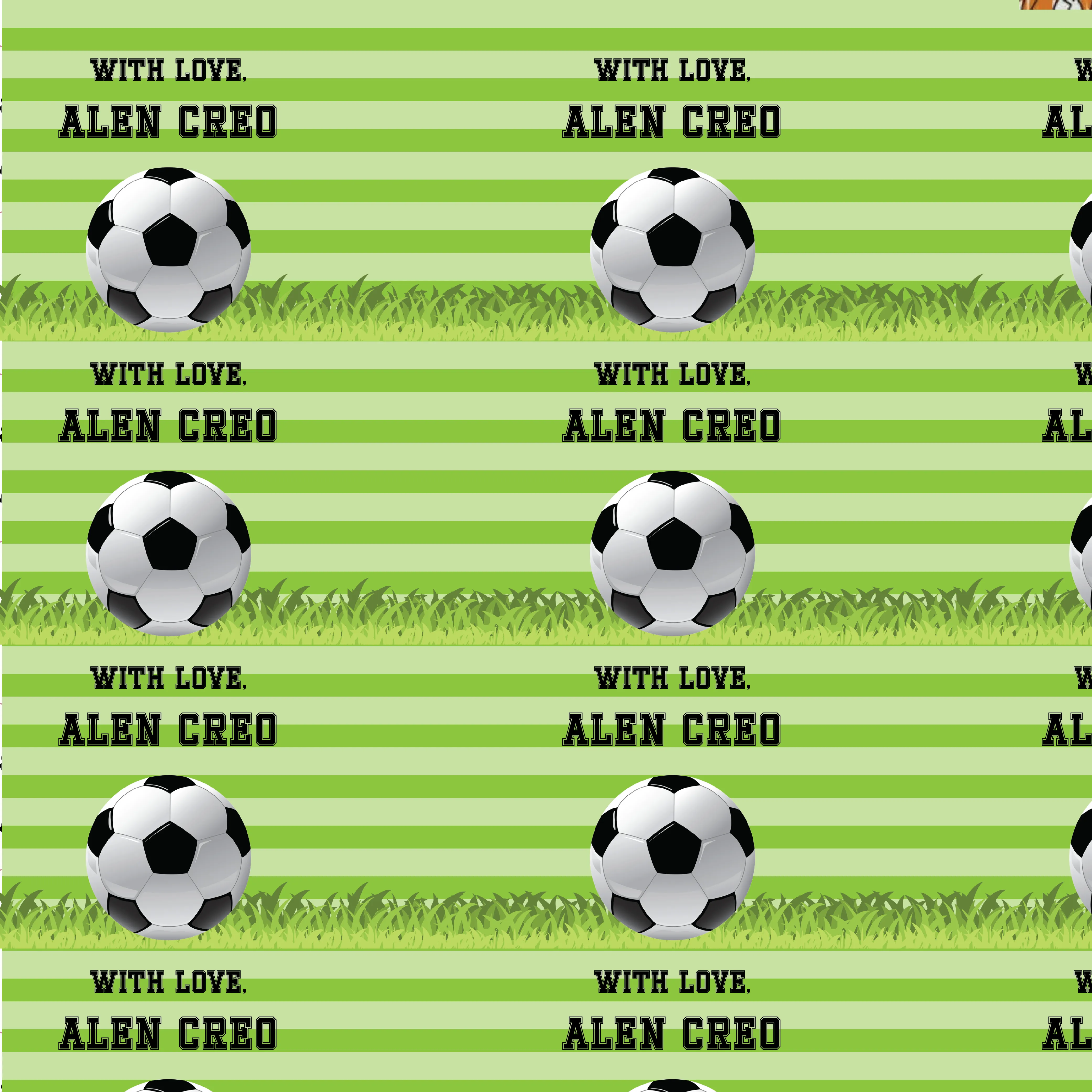 Gift Wrapping Paper  - Football Frenzy
