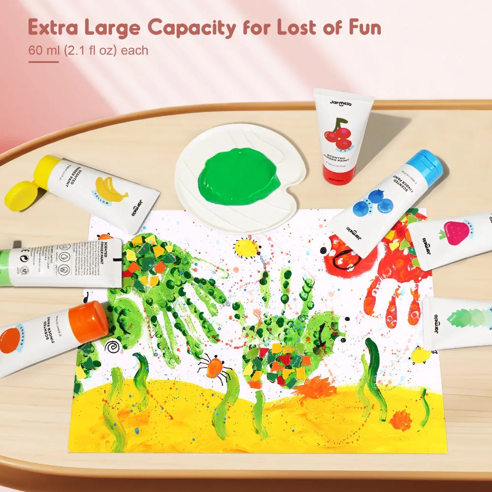 Jar Melo Scented Finger Paint-8 colors