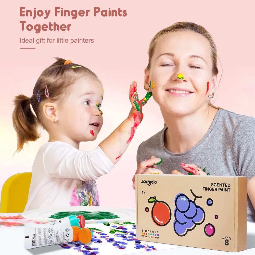 Jar Melo Scented Finger Paint-8 colors