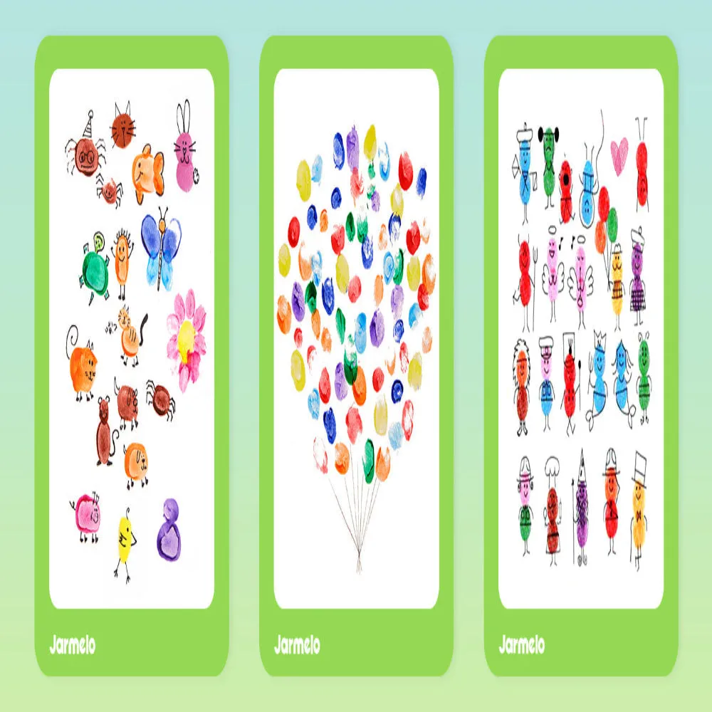 Jar Melo Scented Finger Paint-8 colors