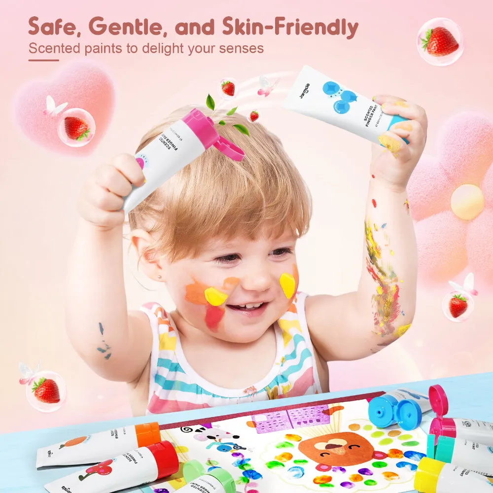 Jar Melo Scented Finger Paint-8 colors