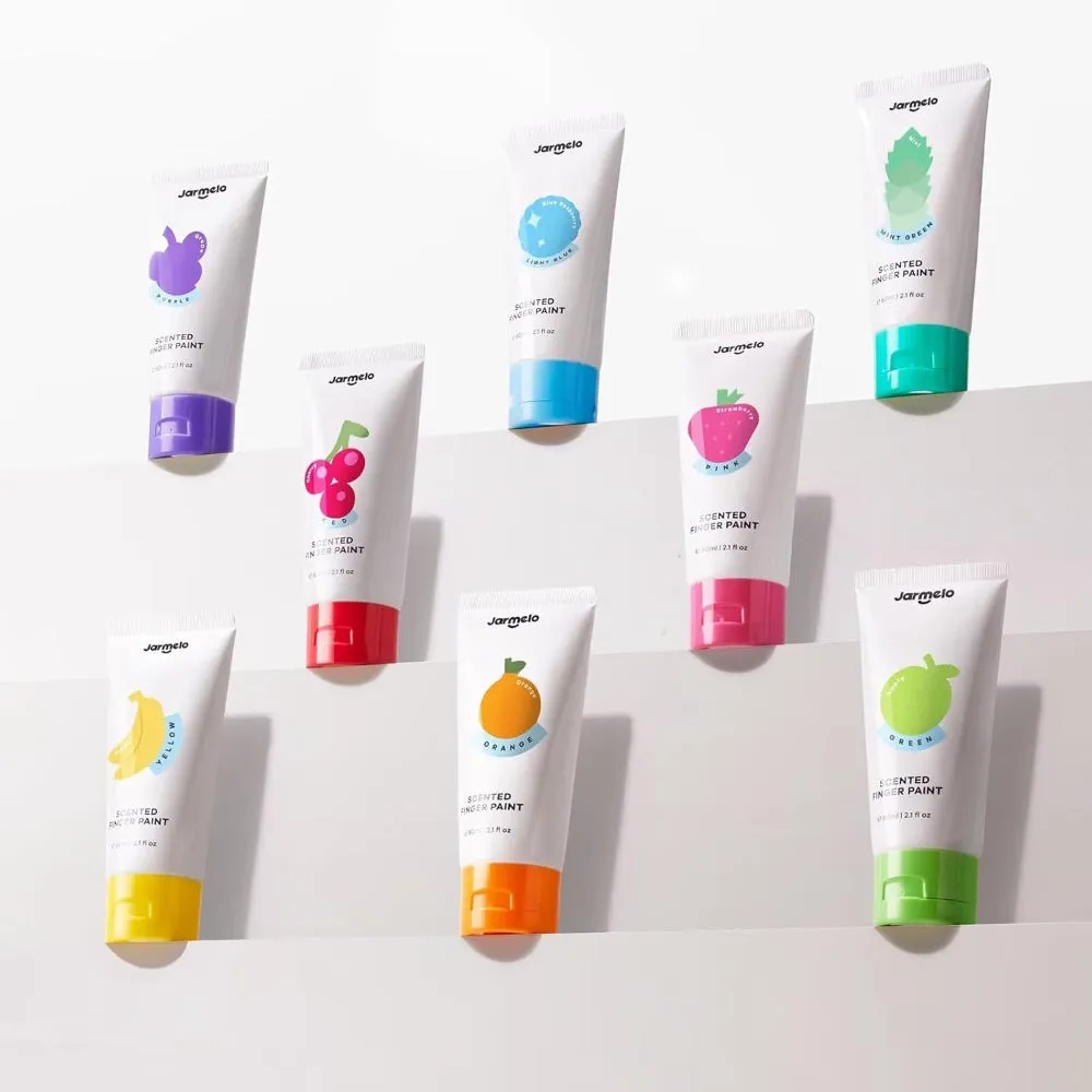 Jar Melo Scented Finger Paint-8 colors
