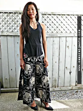 Neko Cat (BLACK NAKA) Wide Leg Pants