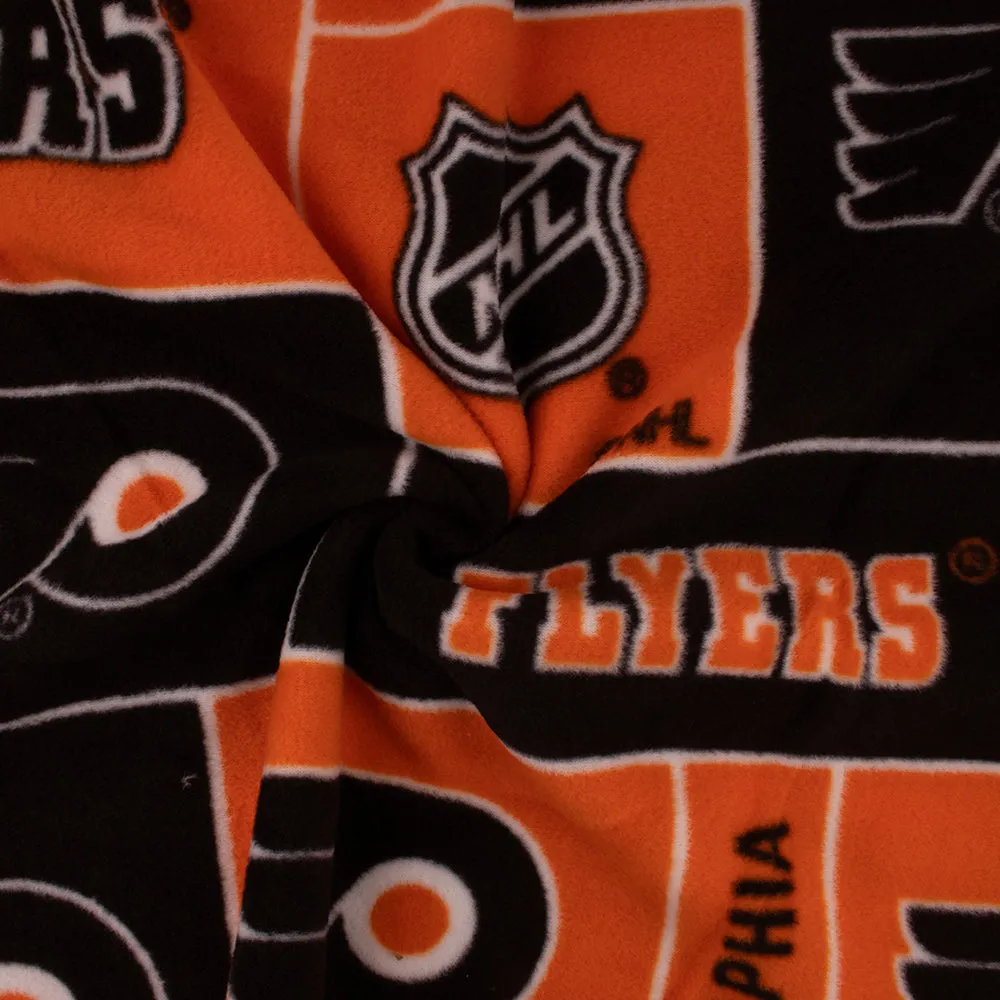 Philadelphia Flyers - NHL Fleece Print - Squares