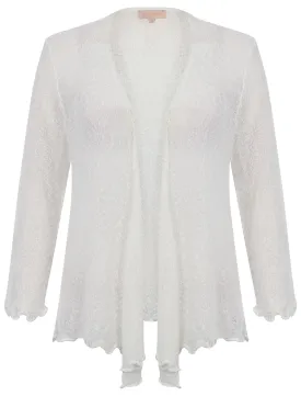 Plum Tree white cardigan