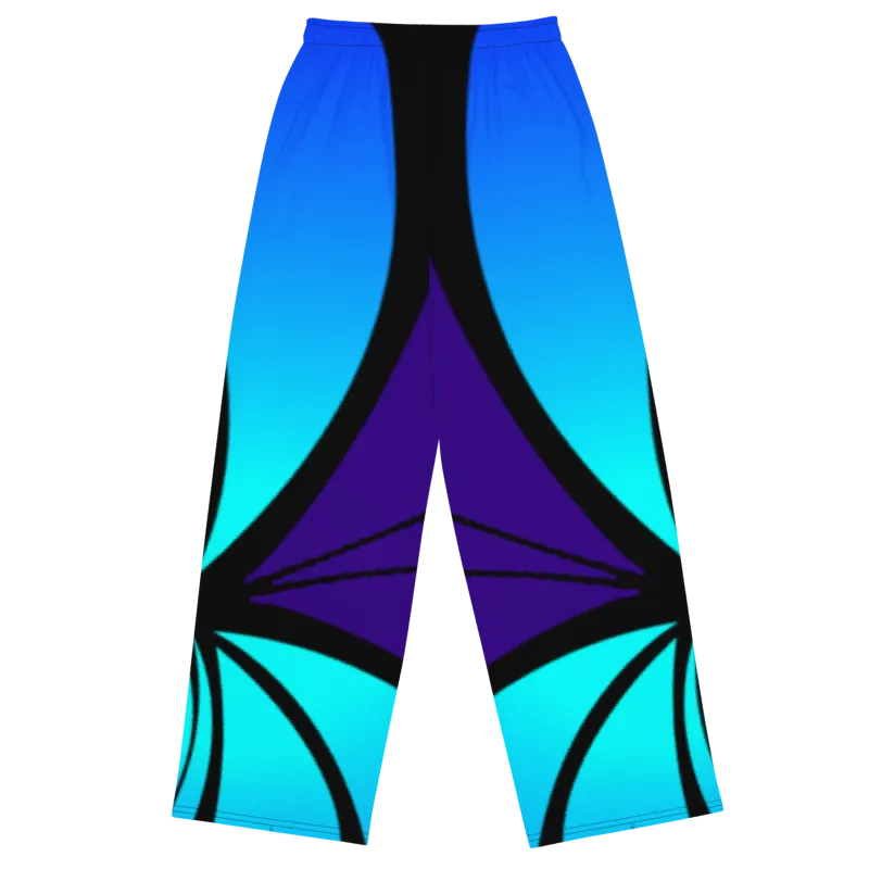 "Mystical Butterfly Bliss" Collection - Unisex Designer Wide Leg Pants