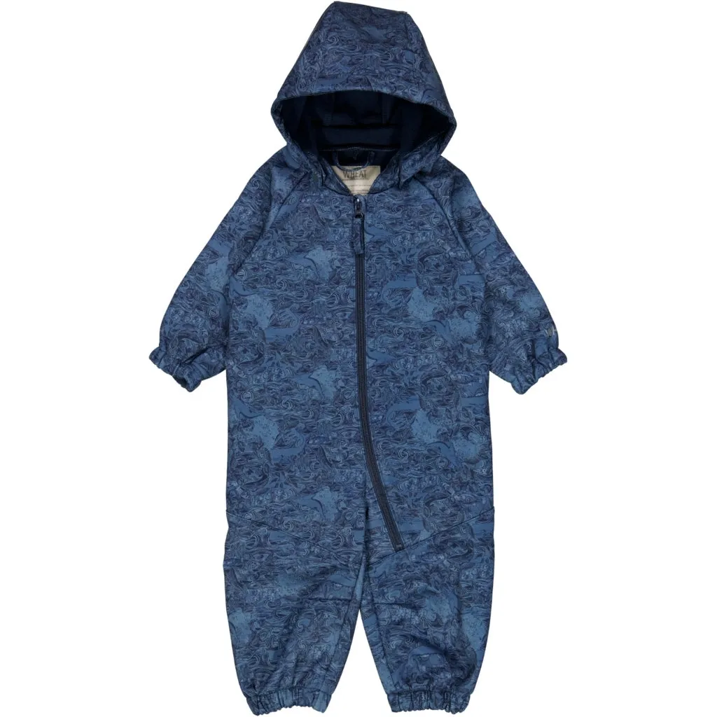 Softshell Suit Clay - navy linoleum