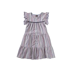 Tassel Trim Tiered Dress