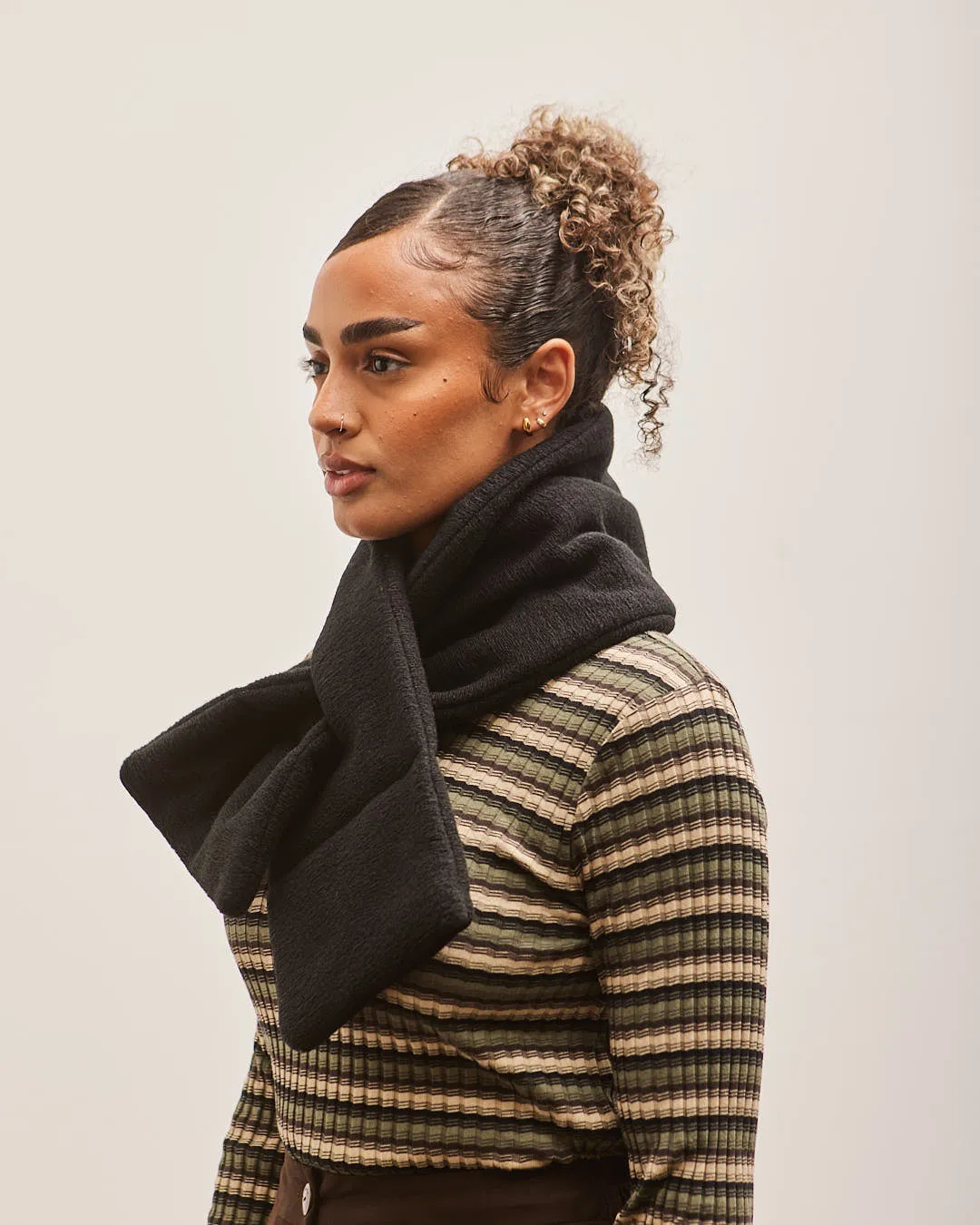 YMC Slot Scarf, Black